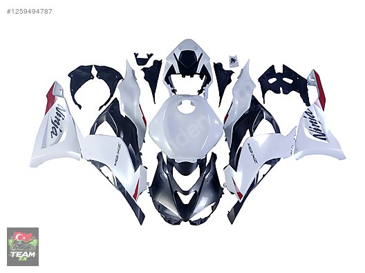 80,90サイズセット⑥ Grenaj / KAWASAKİ ZX6R 2024-2025 BEYAZ SİYAH DESİGN GRENAJ FULL