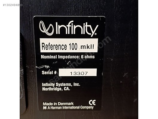 İnfinity reference 100 mk2 CENTER HOPARLOR on sahibinden.com