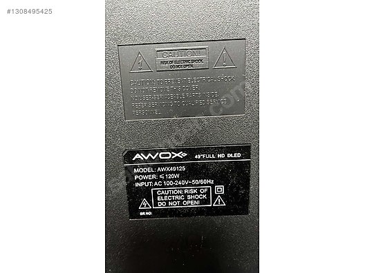 AWOX AWX49125 ANAKART TP.MS3463S.PC821 ANAKART MAINBORD - TV Yedek