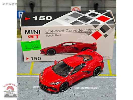 Chevrolet GT MINI ミニカー Corvette 677 1:64 White Arctic 2023 Z06 Corvette Chevrolet GT Mini 150 Stingray ミニカー