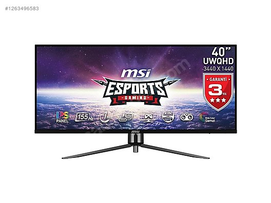 Used & Brand New Items / Gaming & Gamers Exclusive / Gaming Equipment / Gaming Monitor / MSI