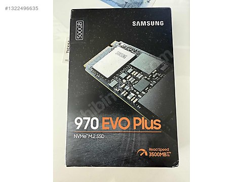 Samsung 970 Evo Plus 500GB sahibinden.comda - 1322496635