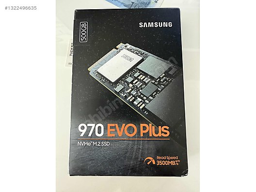 Samsung 970 Evo Plus 500GB sahibinden.comda - 1322496635