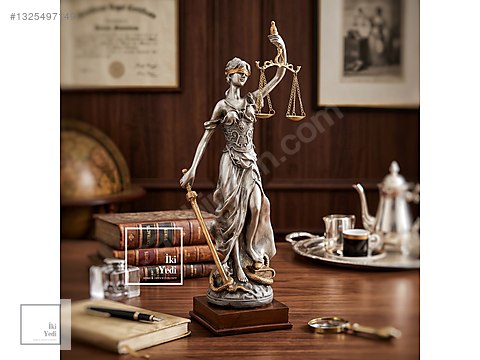 その他 Themis, Archangel of Judgment Themiron Adalet Tanrıçası Themis Heykeli 43 cm Lady Justice Bibl