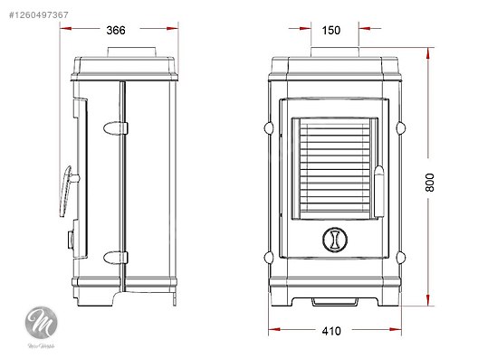 Used & Brand New Items / Garden & Home Improvement / Home Improvement / Heating / Heating Stove & Fireplace