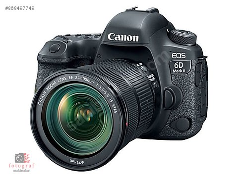 Sifir Canon Eos 6d Mark Ii Dslr Fotograf Makinesi Sahibinden Com Da 868497749