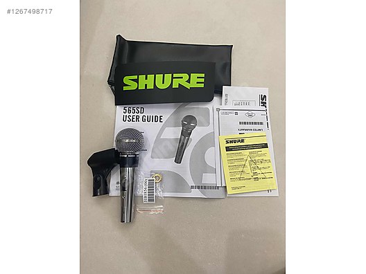 Shure 565SD-LC Dinamik Vokal Mikrofonu ORJİNAL!! sahibinden.comda