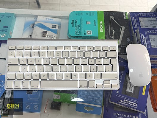 Apple ワイヤレスキーボードA1314とマジックマウスA1296のセット Apple Klavye A1314 + Magic Mouse A1296 Set Orijinal ve Soruns