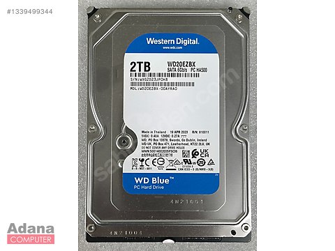 WESTERN DIGITAL WD BLUE 2TB HDD WD20EZBX sahibinden.comda - 1339499344