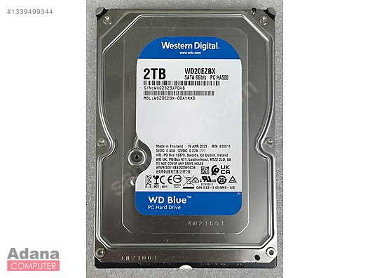Western Digital WD Blue 2TB HDD 本体 新品未開封 WESTERN DIGITAL WD BLUE 2TB HDD WD20EZBX sahibinden.comda - 1339499344