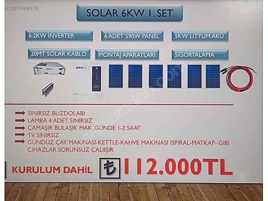 Used & Brand New Items / Garden & Home Improvement / Home Improvement / Heating / Solar Panel System