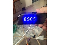 MASA SAATİ KAMERA GECE GÖRÜŞLÜ