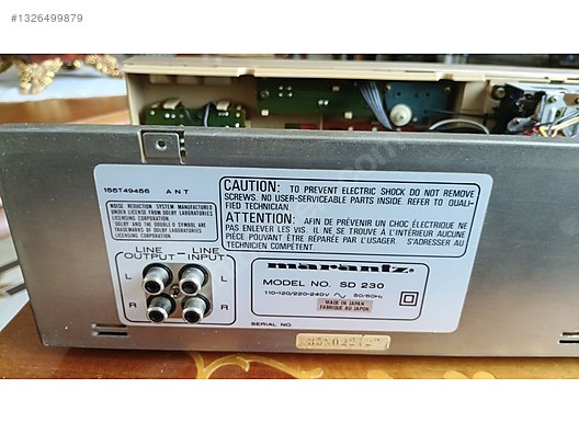 Marantz SD230 kasetçalar on sahibinden.com - 1326499879