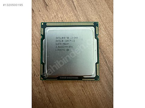 Intel Core i3-540 3.06 GHz 4MB Önbellek Soket 1156 İşlemci