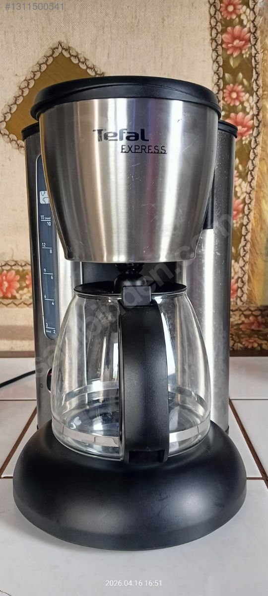 2El Tefal CM430D filitre kahve makinesi Express sorunsuz çalışıyor