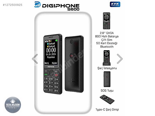 Used & Brand New Items / Cell Phones & Accessories / Cell Phones / Digiphone / S600