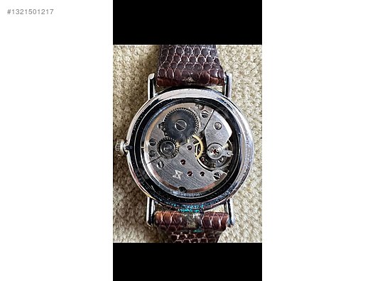 Edox / Orijinal Vintage EDOX, Manuel Kurmalı, 34 mm, 1985 Civarı