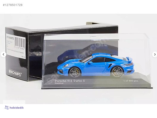 MINICHAMPS】限定504Porsche 911TurboS Blue MINICHAMPS】限定