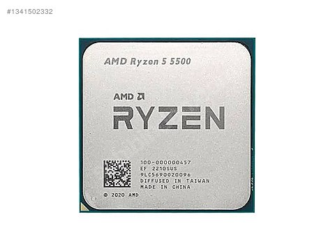Ryzen 5 5500 3.6GHz 6 Çekirdek 12 Thread Temiz & Sorunsuz