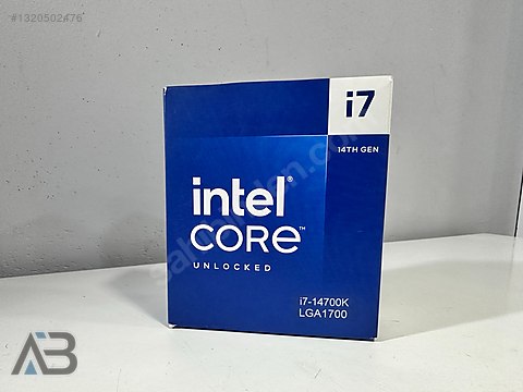 Intel Core i7-14700K 14. Nesil İşlemci sahibinden.comda - 1320502476