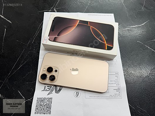 Apple / iPhone 16 Pro Max / İPHONE 16 PRO MAX 8 AY GARANTİLİ