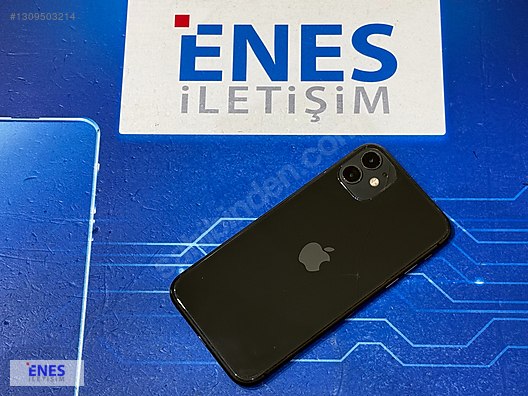 Apple / iPhone 11 / iPhone 11 Siyah 64GB PİL:74 TR Cihazı Arka