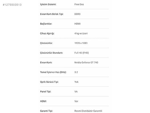 İkinci El ve Sıfır Alışveriş / Oyunculara Özel / Oyun Bilgisayarı / Oyuncu Masaüstü Bilgisayar / Turbox