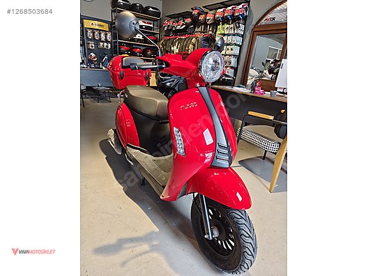 VİVA MOTOSİKLET- RUTEC GRACE 50- E5+ÇANTA HEDİYELİ - KIRMIZI #1268503684