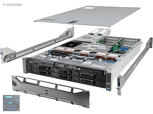 DELL R710 6LFF / E5630 / 16GB RAM / 6X 600GB SAS DİSK sahibinden