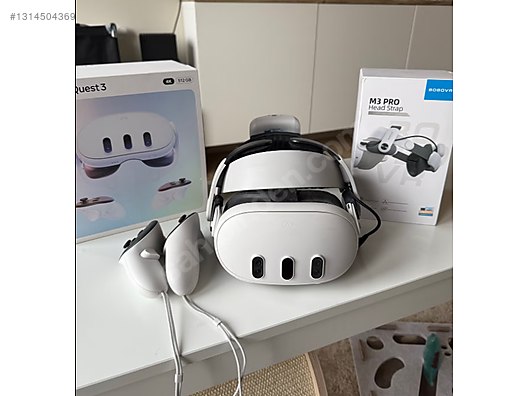 Meta Quest 3 512 GB + BoboVR M3 Pro (Bataryalı) (Takas Olur