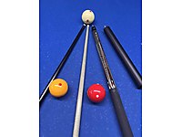 Bilardo ıstakası adam teknoloji