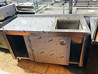 İMALATTAN PASLANMAZ KAPALI EVYE DOLAPLI KALIN SAÇ #1283504715