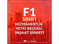 F1 GRUBU MÜTEAHHİTLİK YETKİ BELGELİ LİMİTED ŞİRKETİ #1283504740