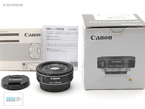 Lensler / Canon 24mm f/2.8 STM Lens - KUSURSUZ - ERİNDİGİTAL'DE