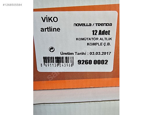 VİKO NOVELLA KOMİTATÖR ALTLIK 10 Ader - Anahtar & Buton ve Yapı Malzemeleri sahibinden.com'da