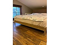 Karyola - alcak ve geniş - Chester kadife başlıklı