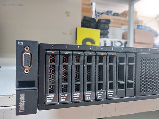 LENOVO SR650 2X SILVER 4110 64GB RAM 6X 240GB IBM SSD SVR SUNUCU