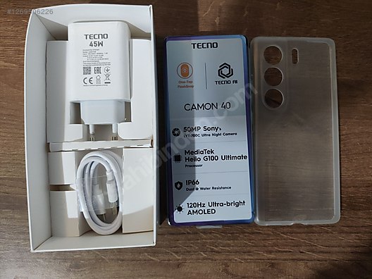 İkinci El ve Sıfır Alışveriş / Cep Telefonu & Aksesuar / Cep Telefonu / Tecno / Camon 40