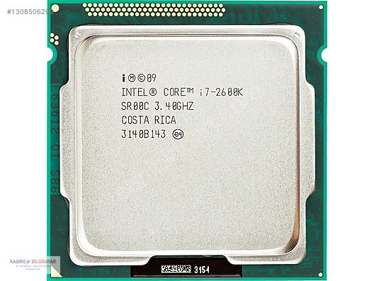 Core i7 2600K Z68 DDR3 16GB セット売り Intel Core i7-2600K Masaüstü İşlemci 8M Cache Turbo 3.80 GHz
