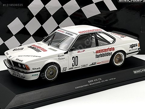  635CSi ホワイト ミニカー Minichamps Diecast Model 1:18 BMW Araba - 1318506535