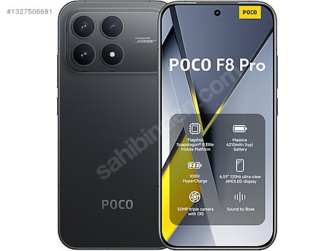 512 GB Siyah Xiaomi Poco F8 Pro Cep Telefonu - 1327506681