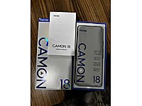 Sıfır ayarında temiz tecno camon 18