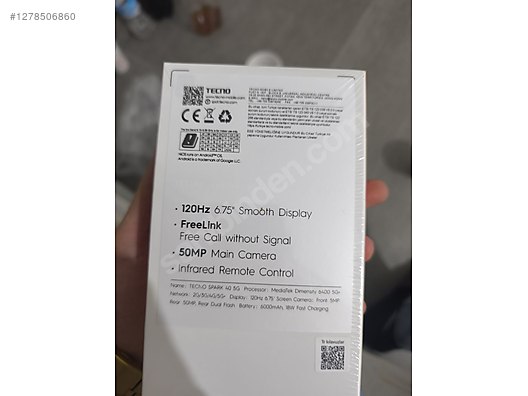 Used & Brand New Items / Cell Phones & Accessories / Cell Phones / Tecno / Spark 20