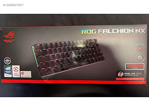 Asus Rog Falchion Nx Red Switch Türkçe Rgb Mekanik Kablosuz Tkl at ...