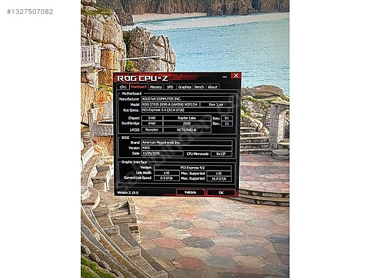 Asus ROG Strix Z690-A D4 DDR4 + İ7 13700K işlemci sahibinden.comda