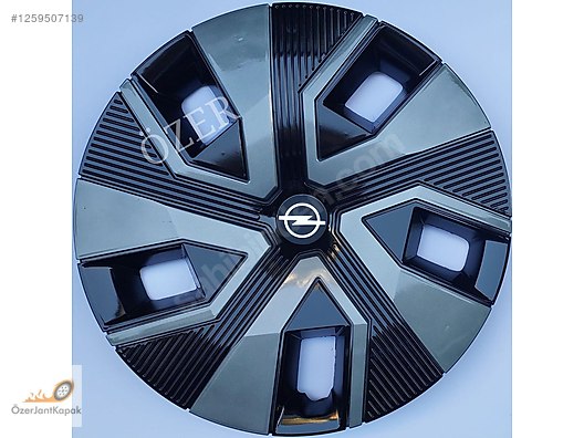 【美品】AMS QC1237 16×8J Opel Astra / Crossland / Meriva -14-15-16 inç Jant kapağı 4'lü on