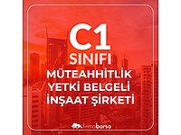 C1 GRUBU MÜTEAHHİTLİK YETKİ BELGELİ LİMİTED ŞİRKETİ #1283507227