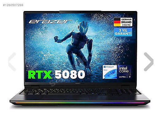 İkinci El ve Sıfır Alışveriş / Oyunculara Özel / Oyun Bilgisayarı / Oyuncu Laptop / Erazer