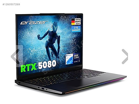 Erazer Oyuncu Laptop
