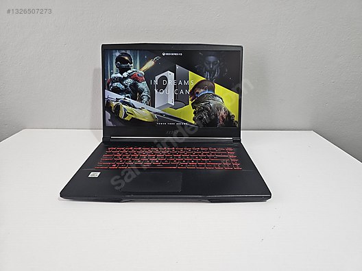 MSI / MSİ Thin 6 GB GTX 1660 Tİ 144 HZ Ekran İ5 10.Nesil 8GB RAM